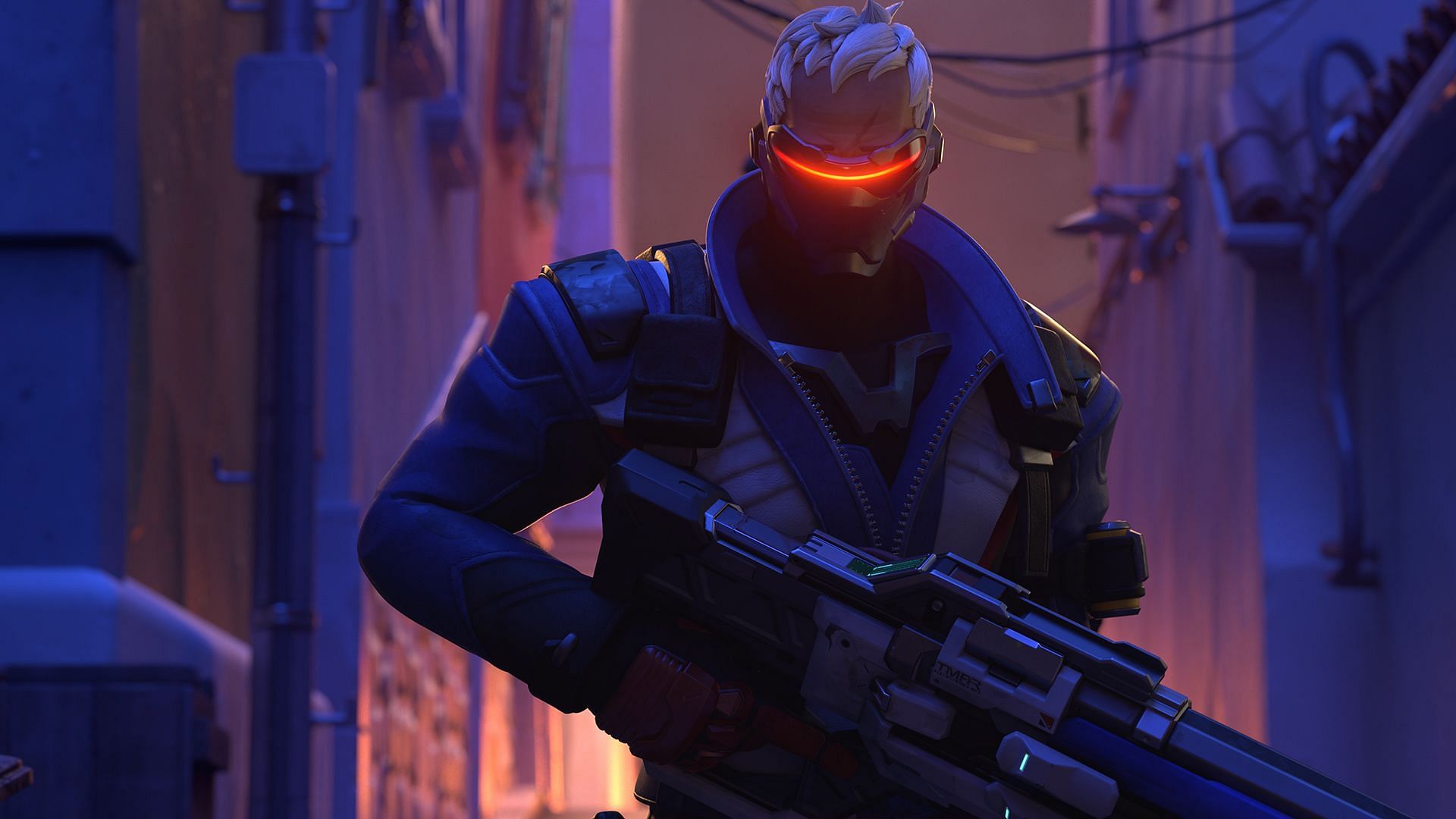 Soldier: 76 in OW2 (Image via Blizzard Entertainment)
